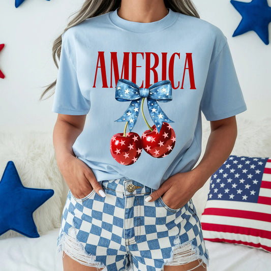 America Bow & Star Cherries