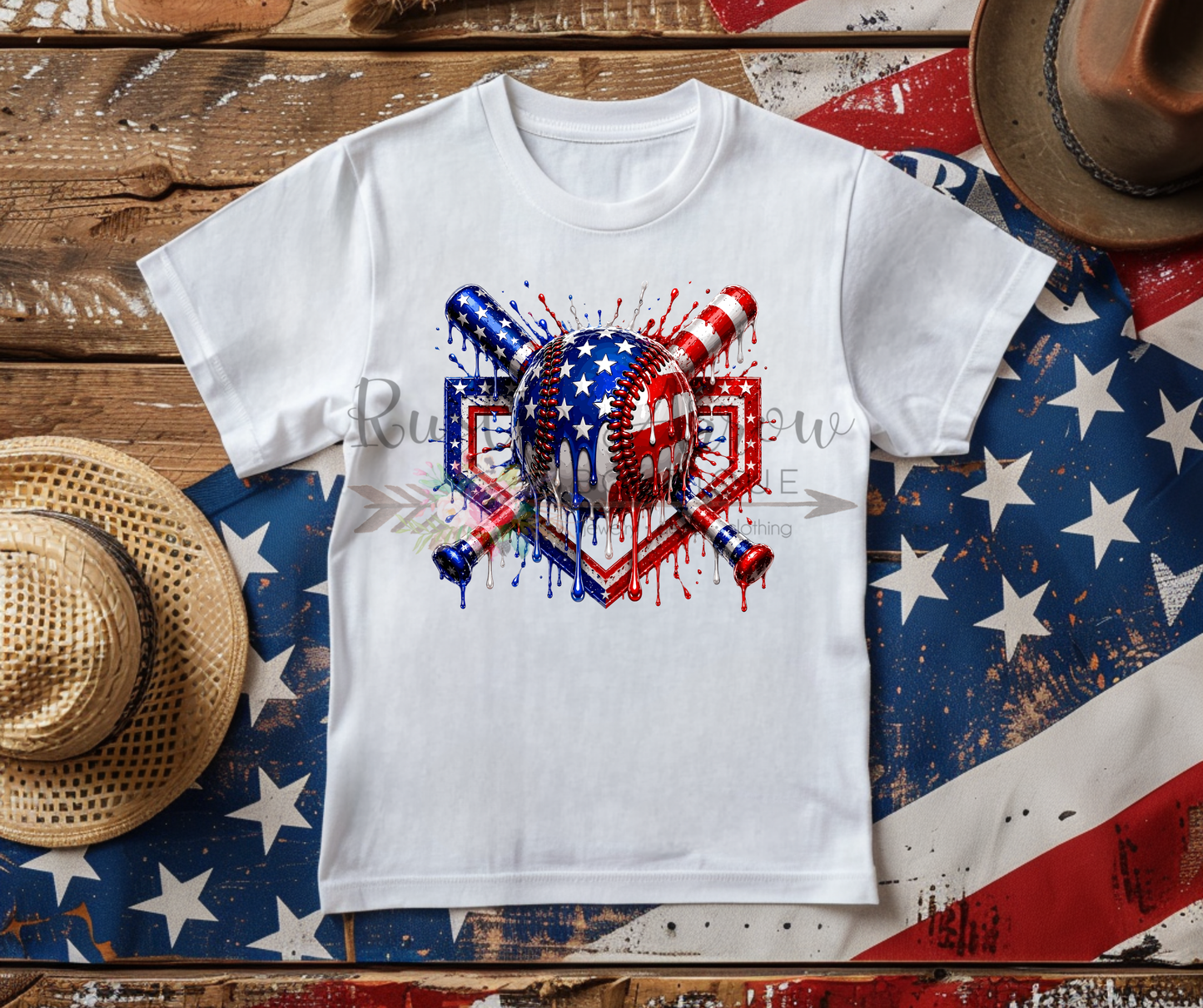 American Flag Baseball