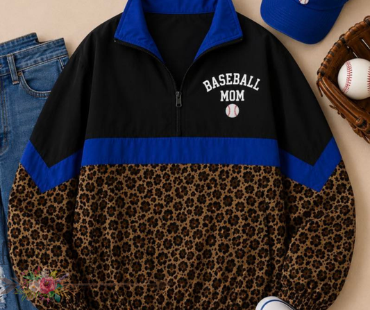 Pre-Order Baseball Mom Leopard