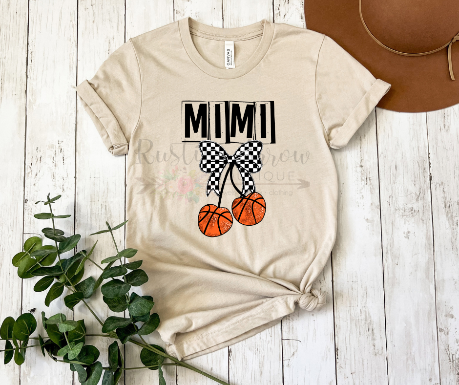 Checkered Basketball Cherries Mimi