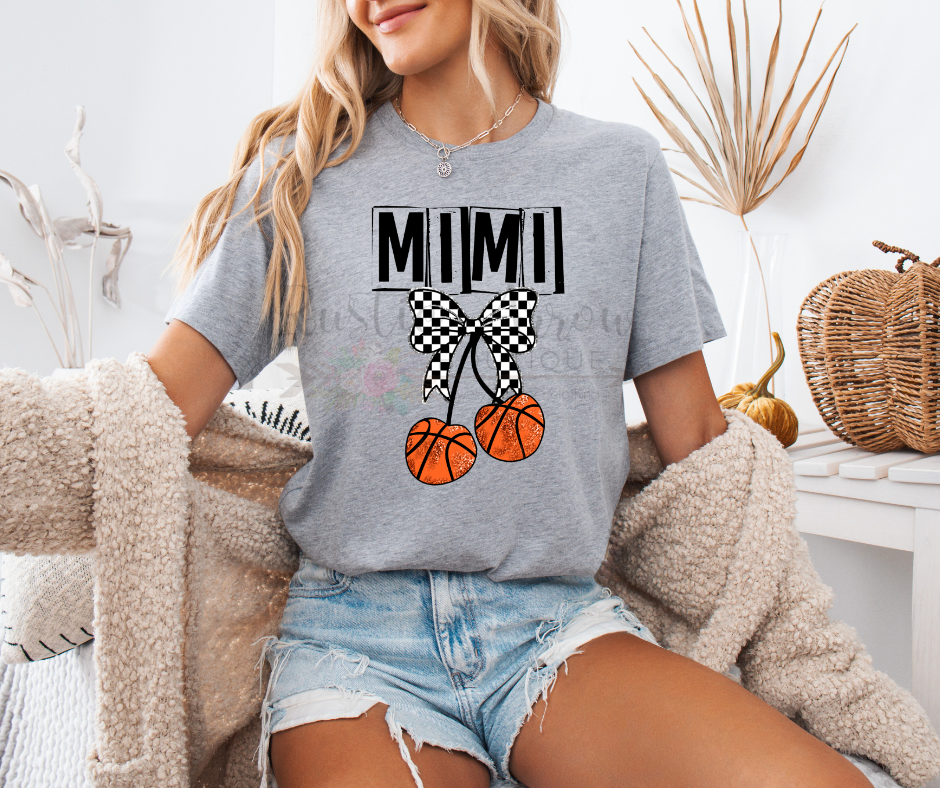 Checkered Basketball Cherries Mimi
