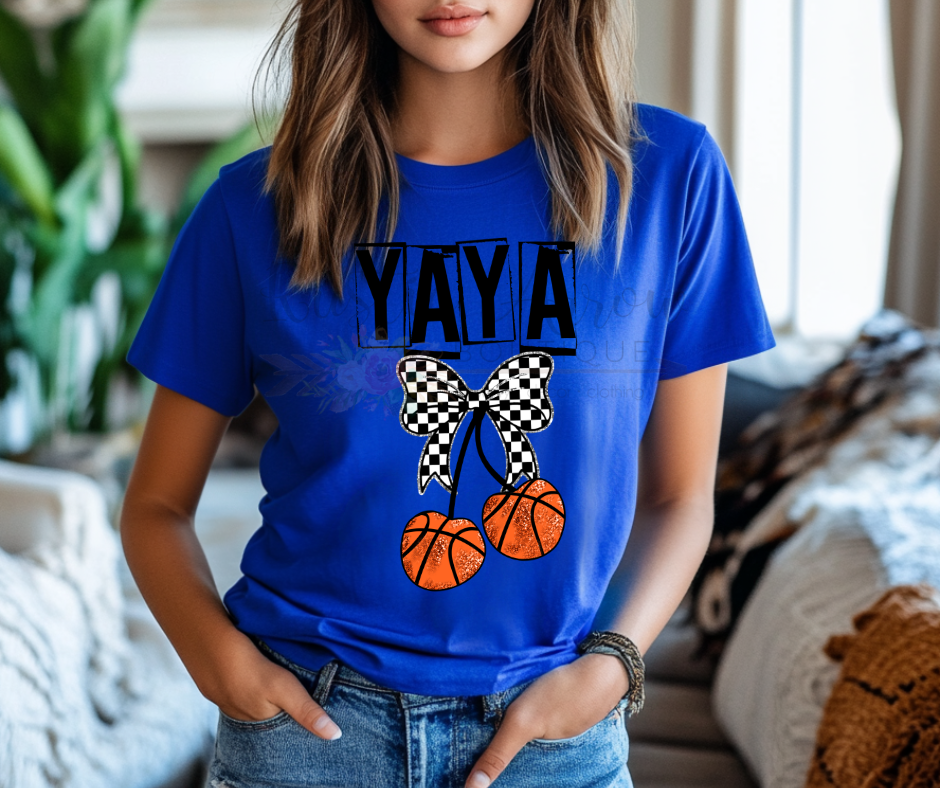 Checkered Basketball Cherries Yaya