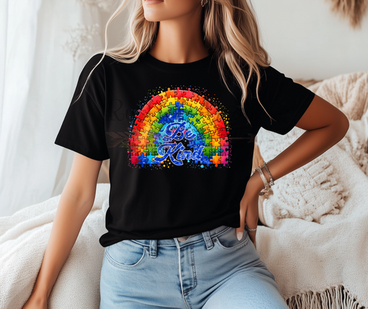 Be Kind Autism Rainbow
