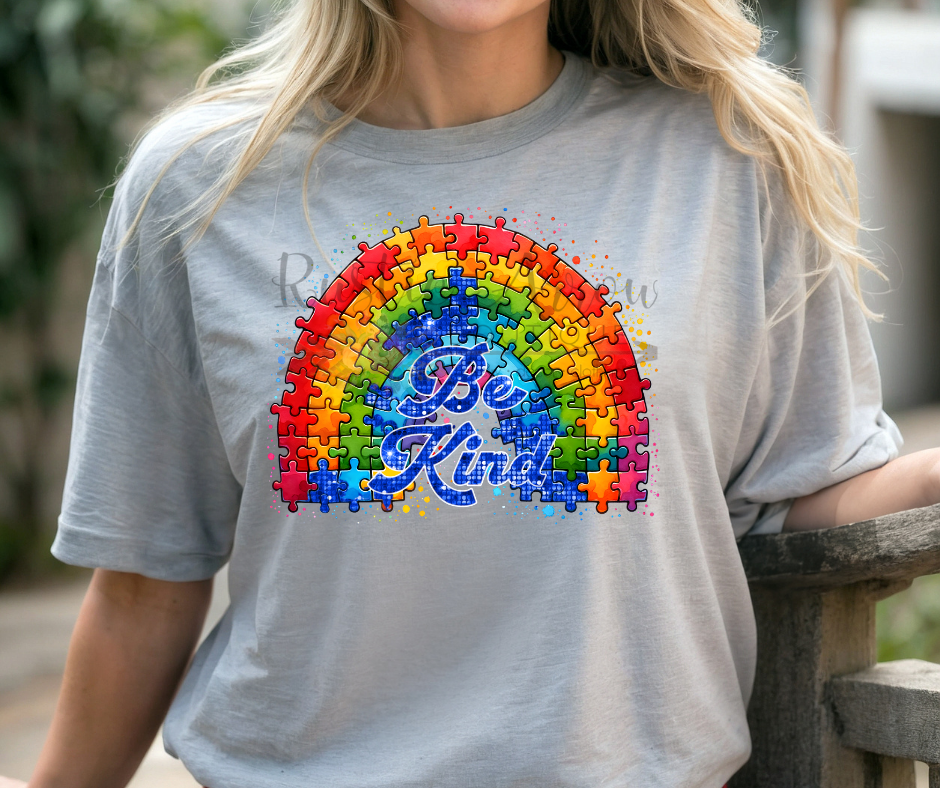 Be Kind Autism Rainbow