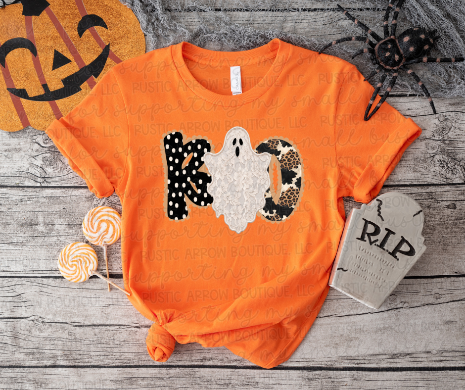 Black Boo Lace Ghost