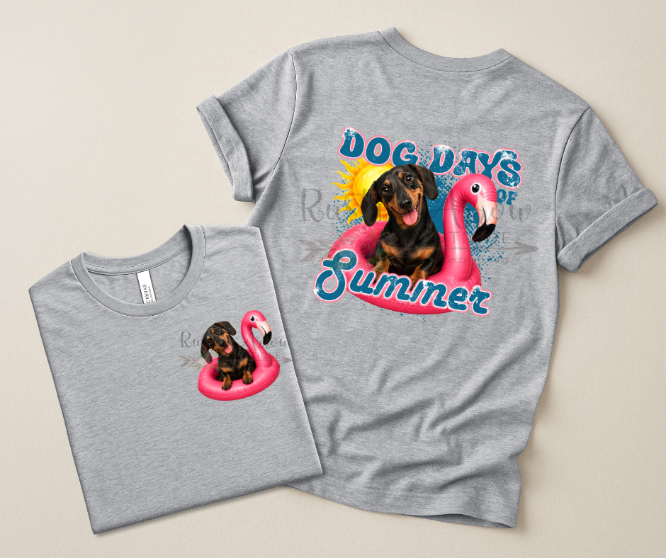 Black Dachshund Dog Days of Summer