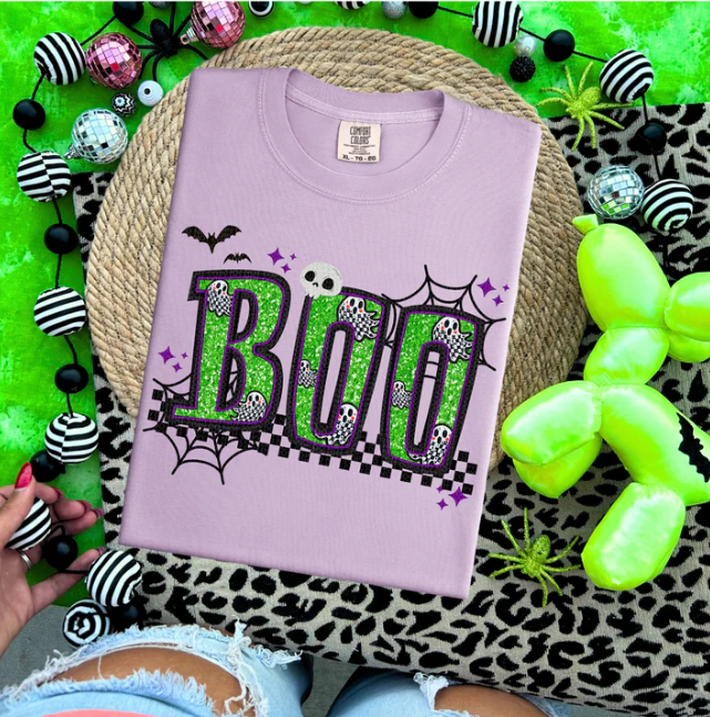 Boo Faux Embroidery