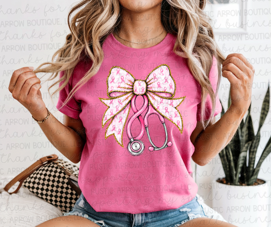 Breast Cancer Awareness Stethoscope