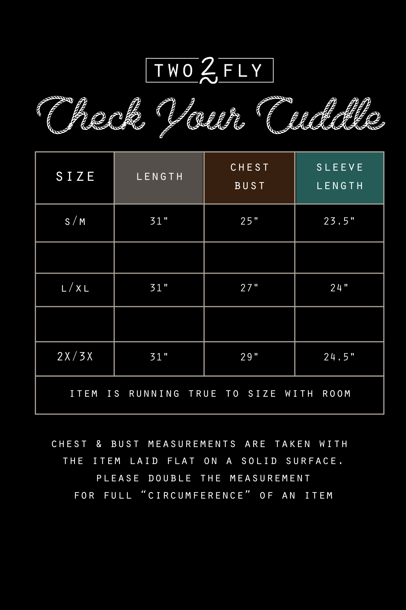 CHECK YOUR CUDDLE