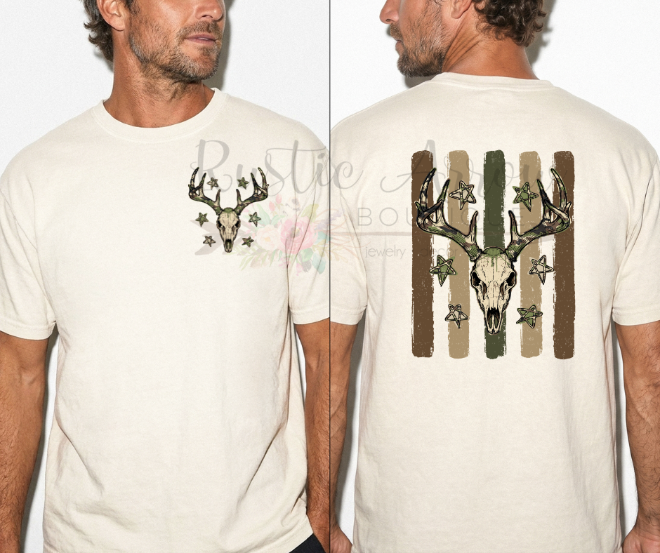 Camo Deer Skull