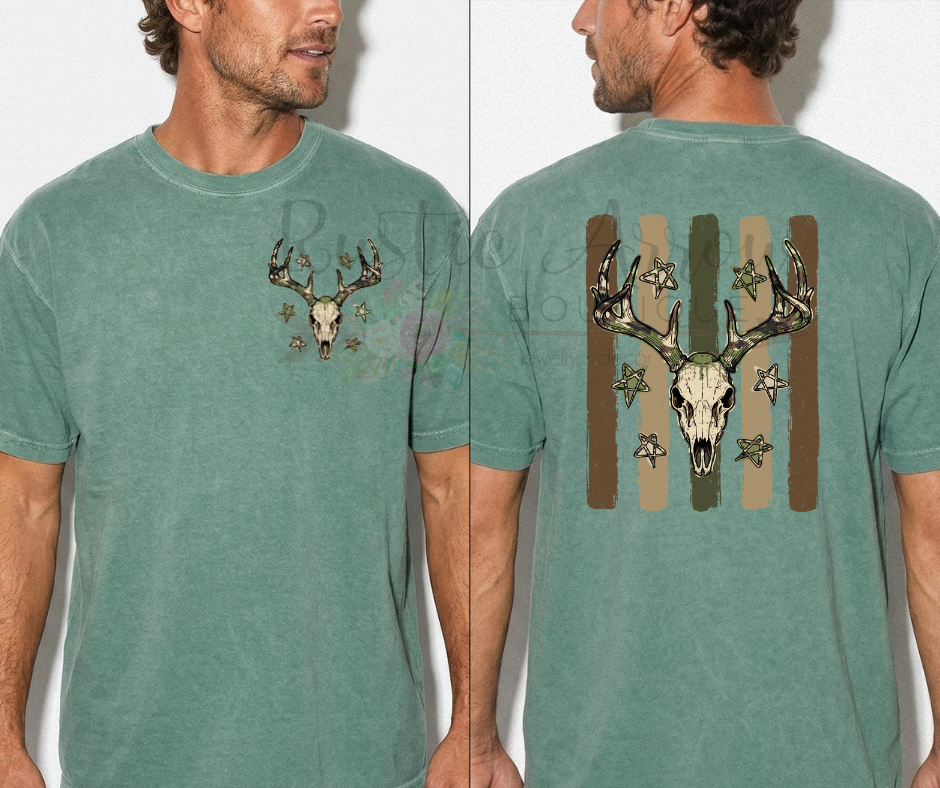 Camo Deer Skull