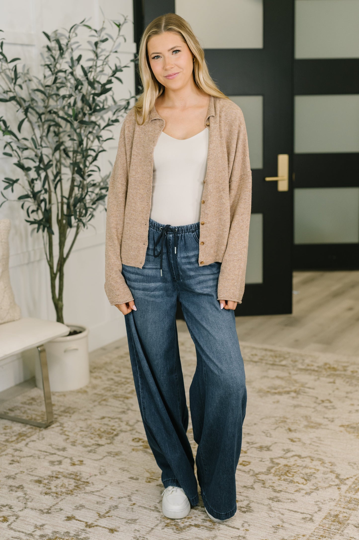 Careful Consideration Collared Button Down in Mocha