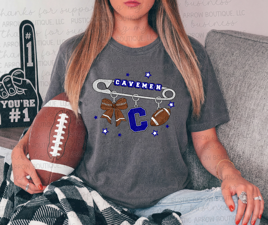 Carlsbad Cavemen Safety Pin