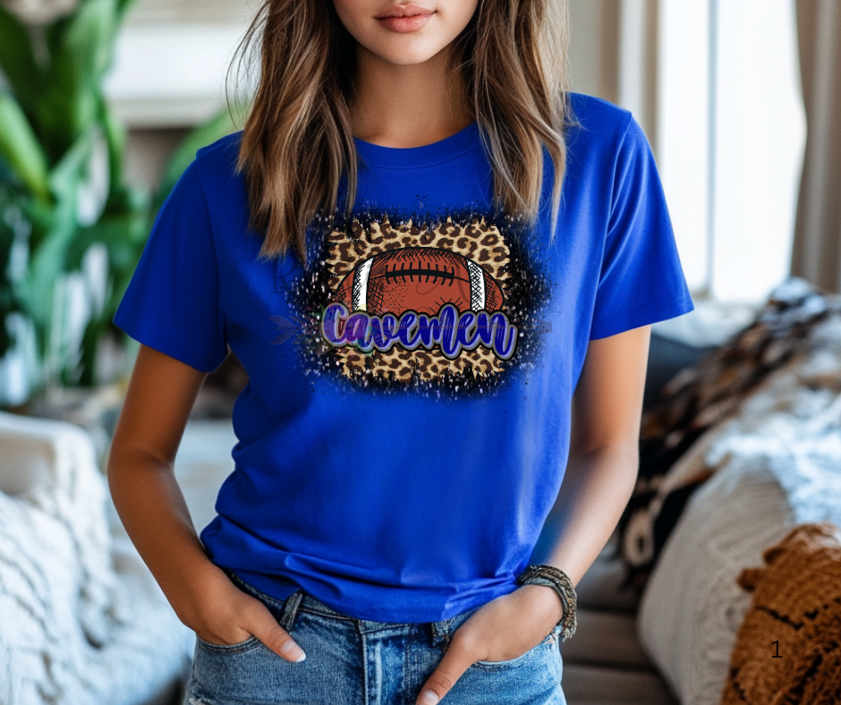Cavemen Leopard with Football