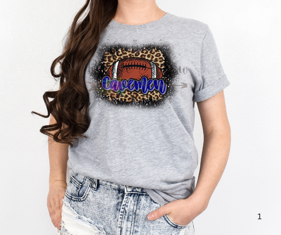Cavemen Leopard with Football