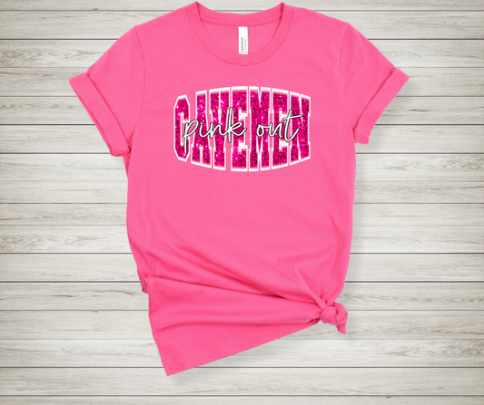 Cavemen Pink Out-Adult Large