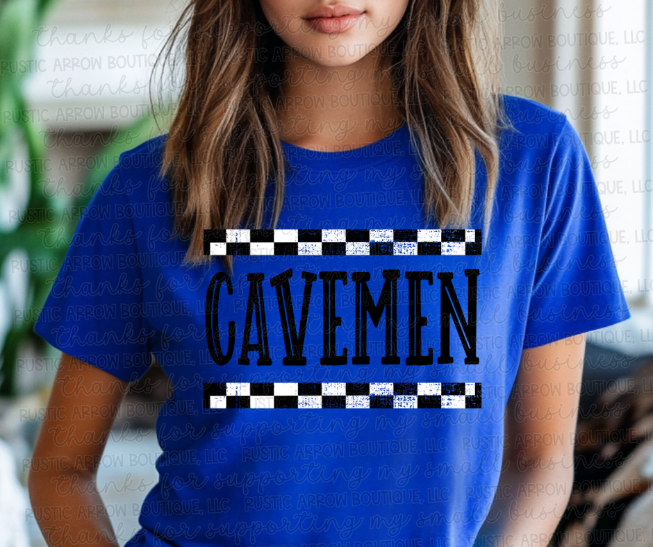 Cavemen Checkered