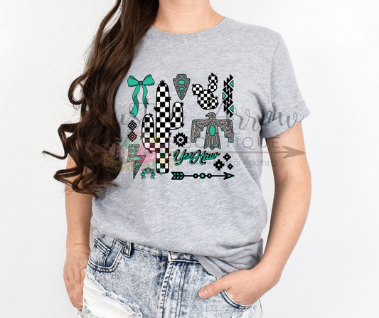 Checkered Cactus Collage