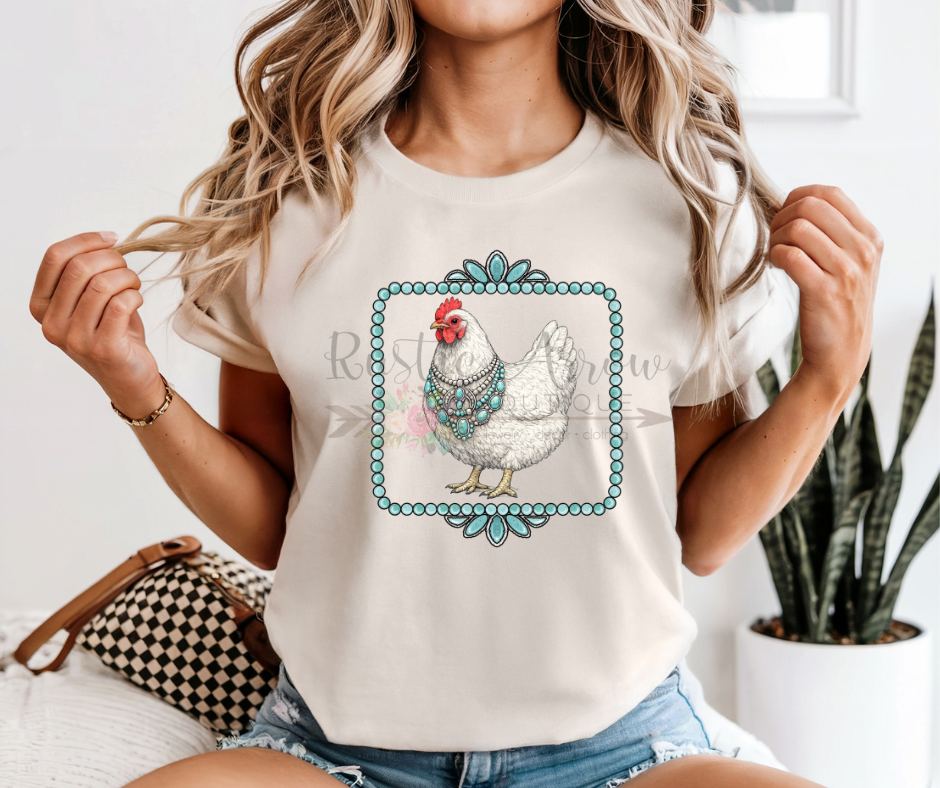 Chicken with Turquoise
