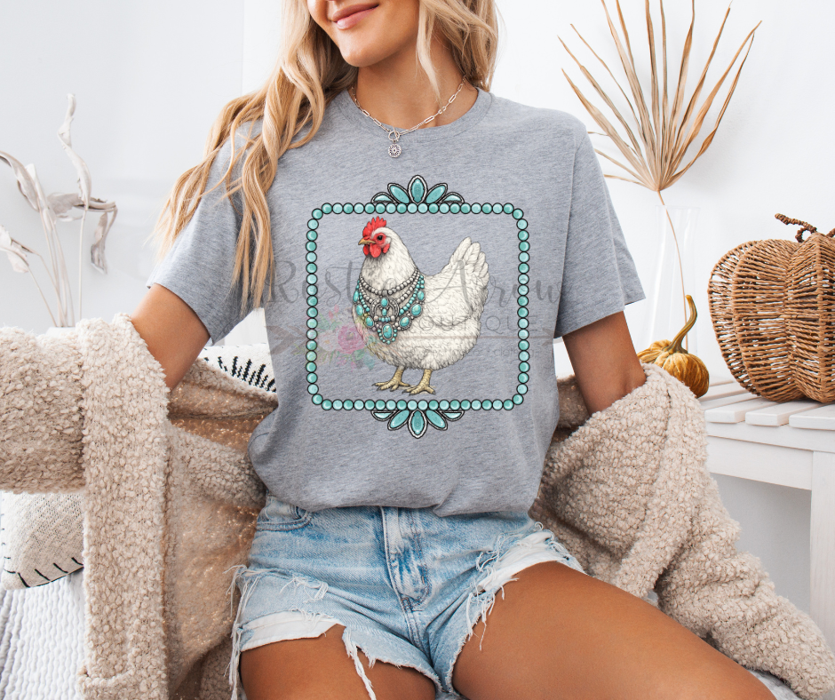Chicken with Turquoise