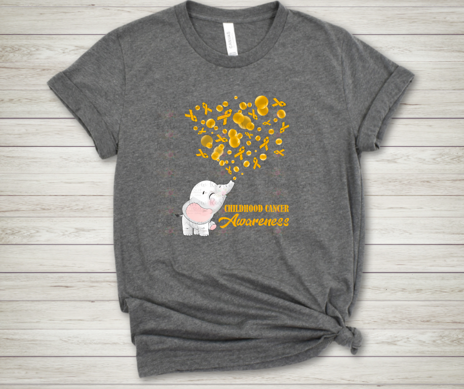 Childhood Cancer Awareness Elephant Balloons