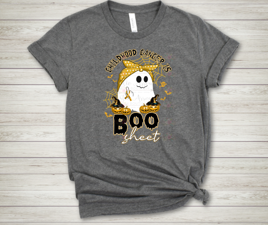 Childhood Cancer is Boo Sheet