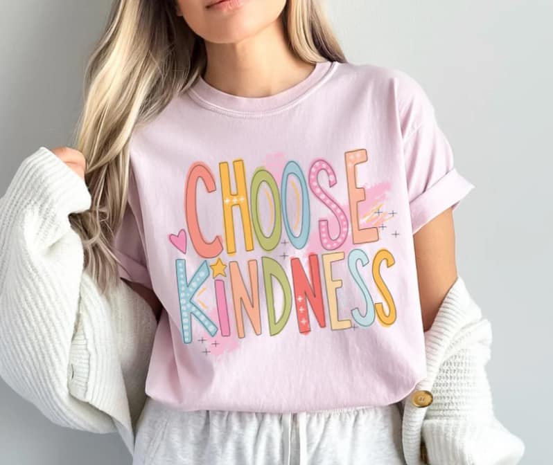 Choose Kindness (Colorful Hand Drawn Design)