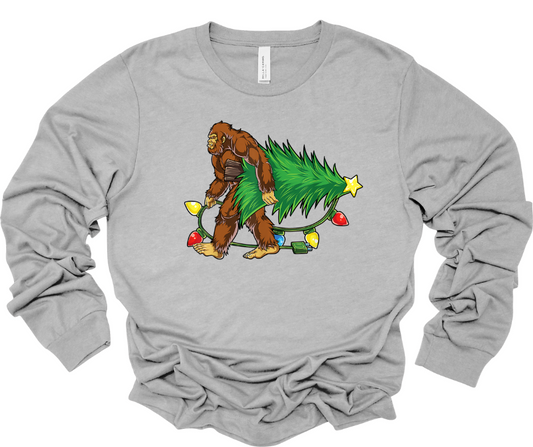 Christmas Sasquatch-Long Sleeve Toddler