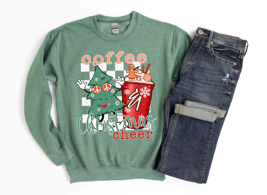 Coffee & Christmas Cheer-Sweatshirt