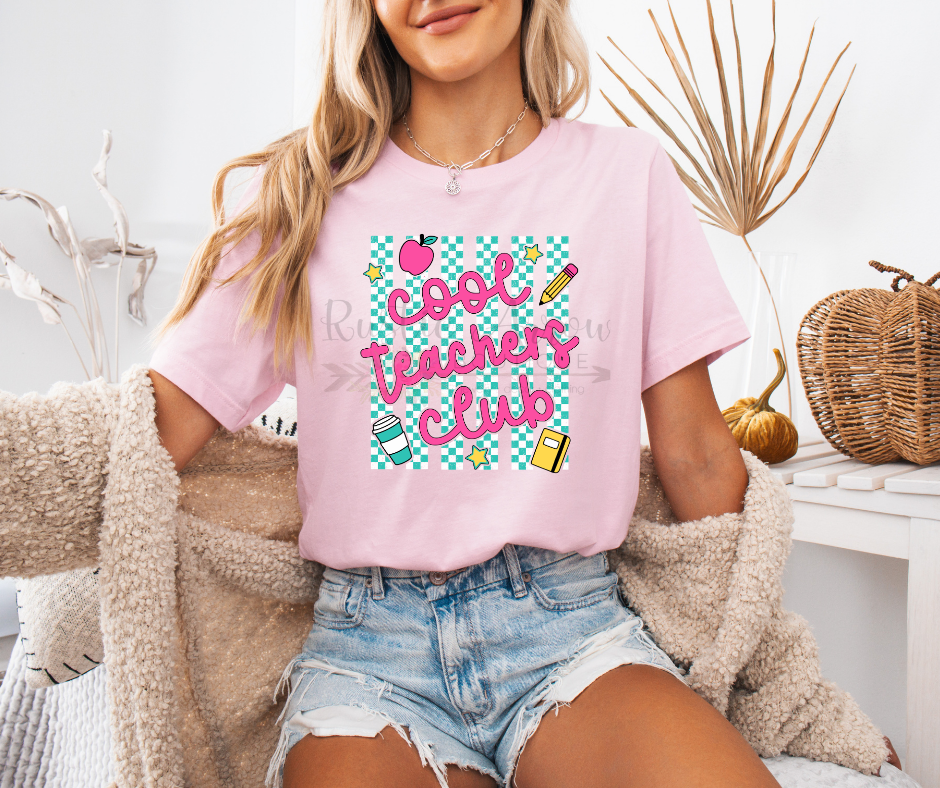 Cool Teacher Club Checkered