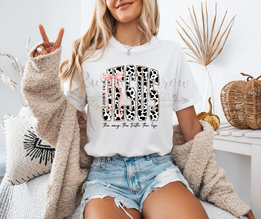 Cowprint Jesus John 14:6