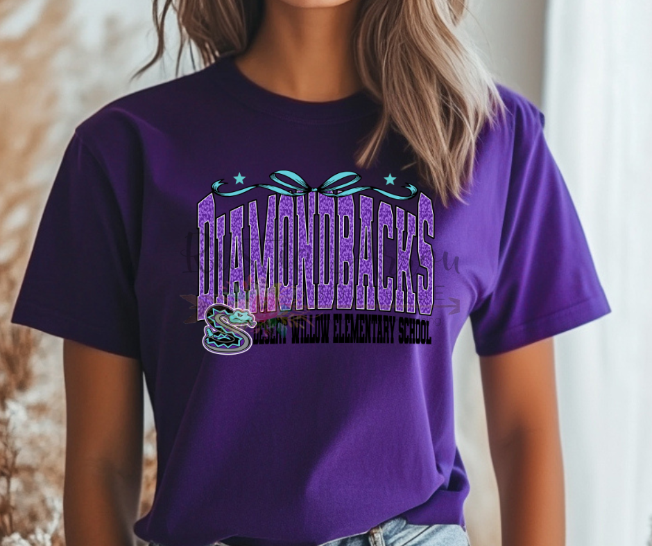 Desert Willow Elementary School Diamondbacks with Bow