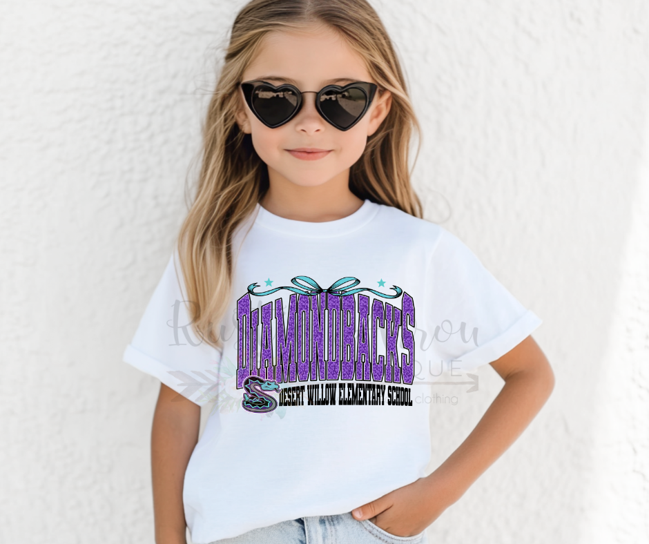 Desert Willow Elementary School Diamondbacks with Bow