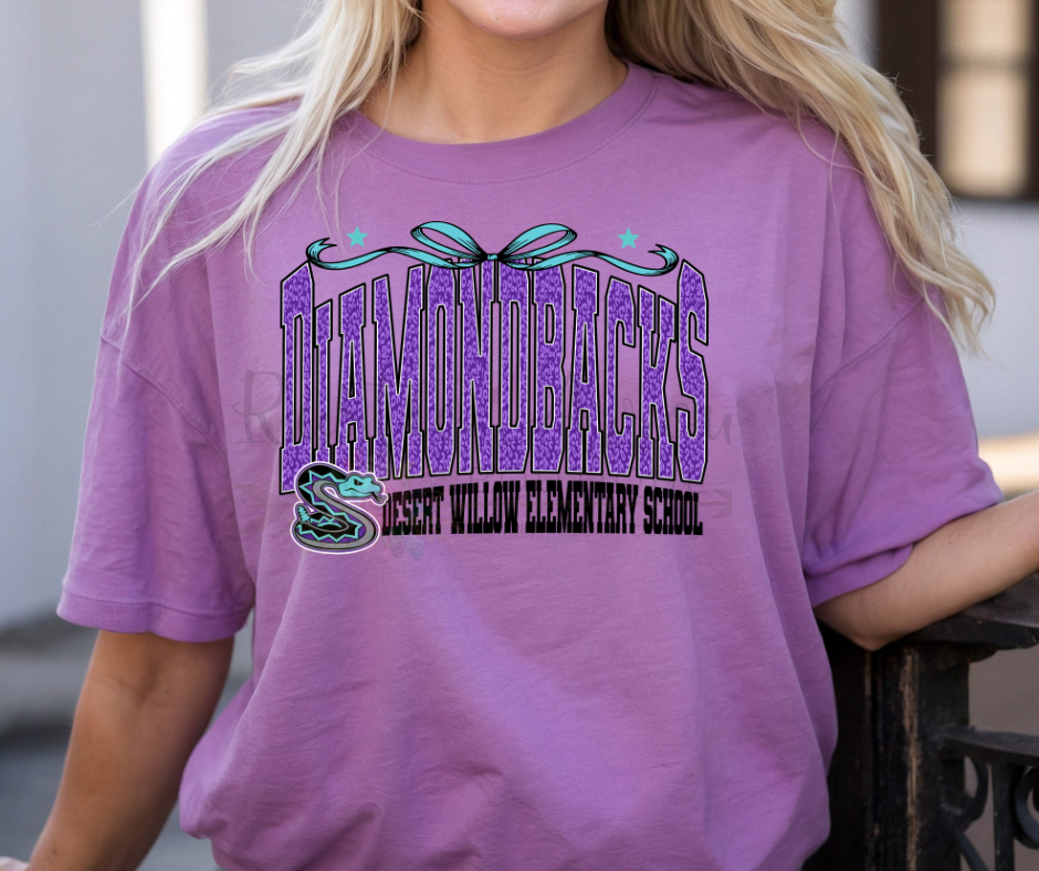 Desert Willow Elementary School Diamondbacks with Bow