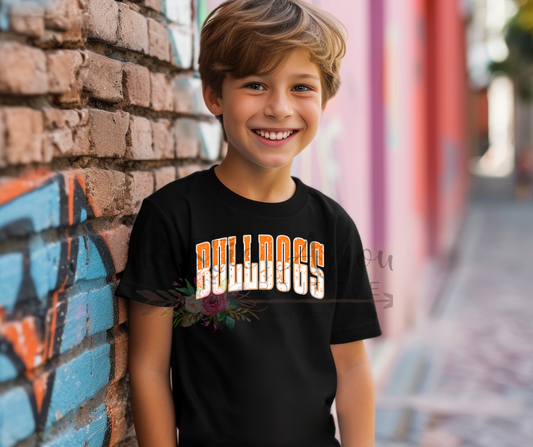 Distressed Varsity Bulldogs