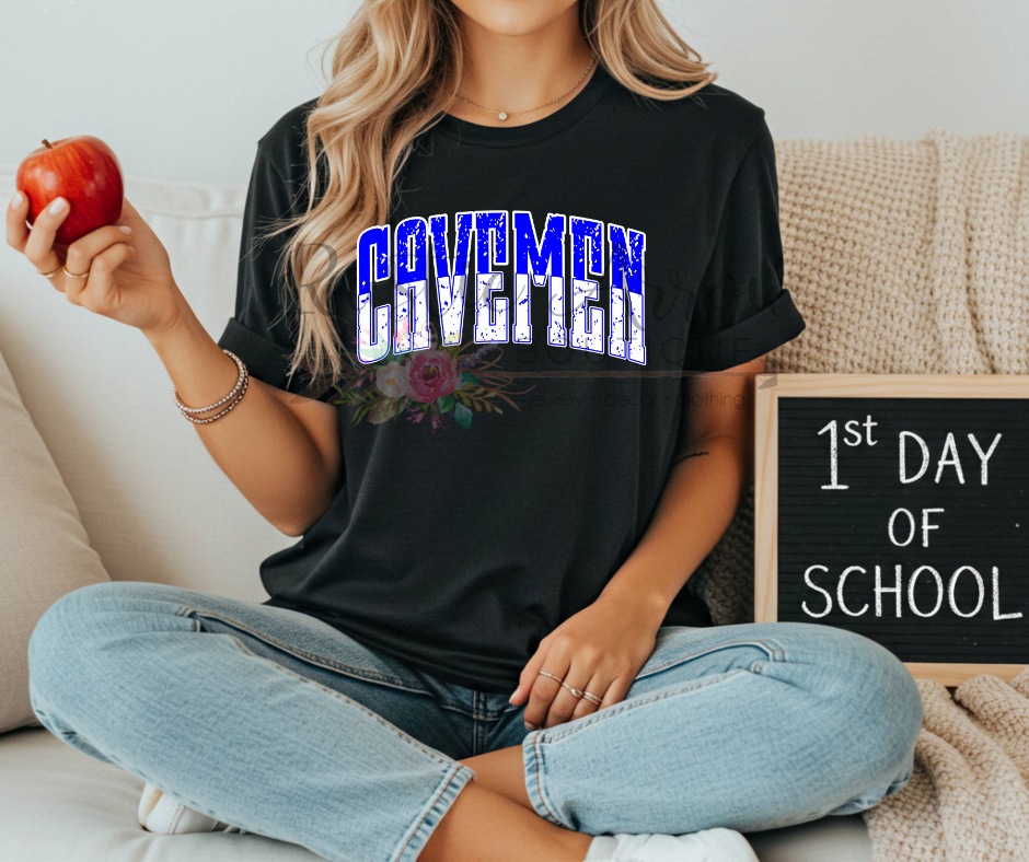 Distressed Varsity Cavemen