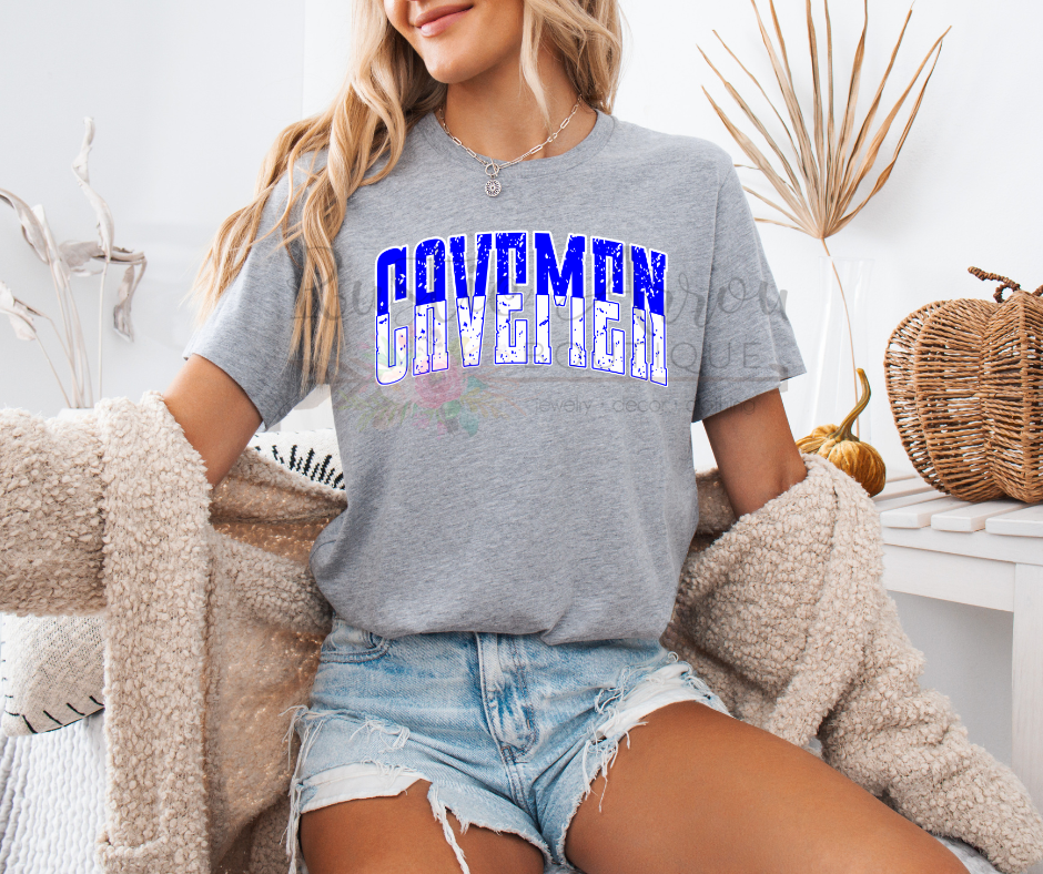 Distressed Varsity Cavemen