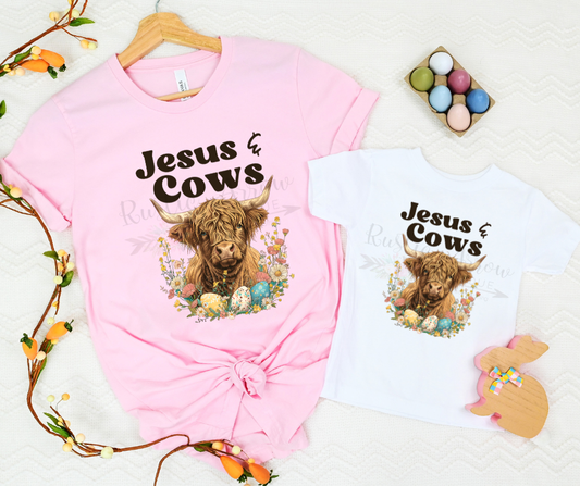 Easter Jesus and Cows