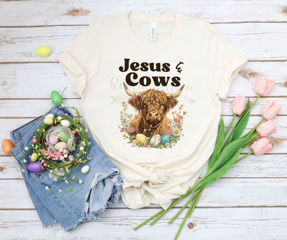Easter Jesus and Cows