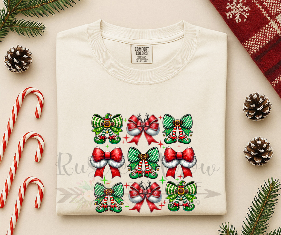 Elf Crew Coquette Bow