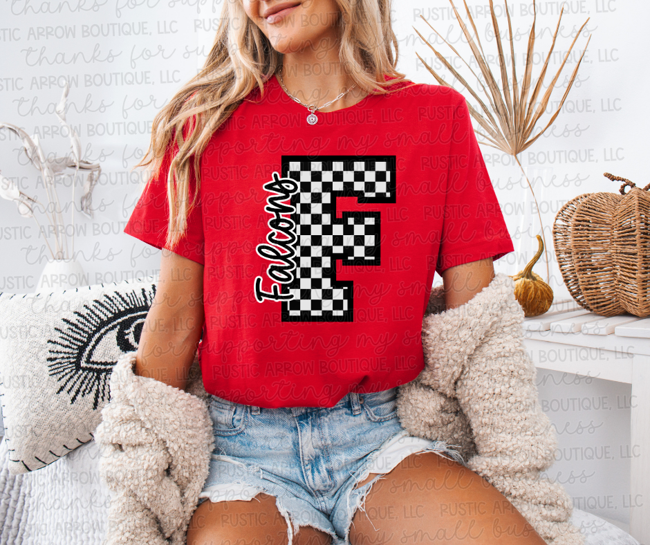 Falcons F Checkered