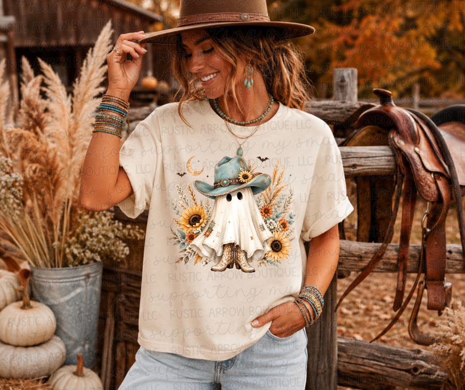 Fall Cowgirl Ghost