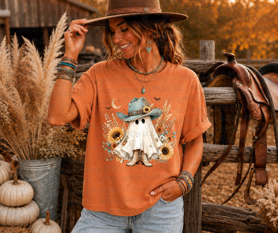 Fall Cowgirl Ghost