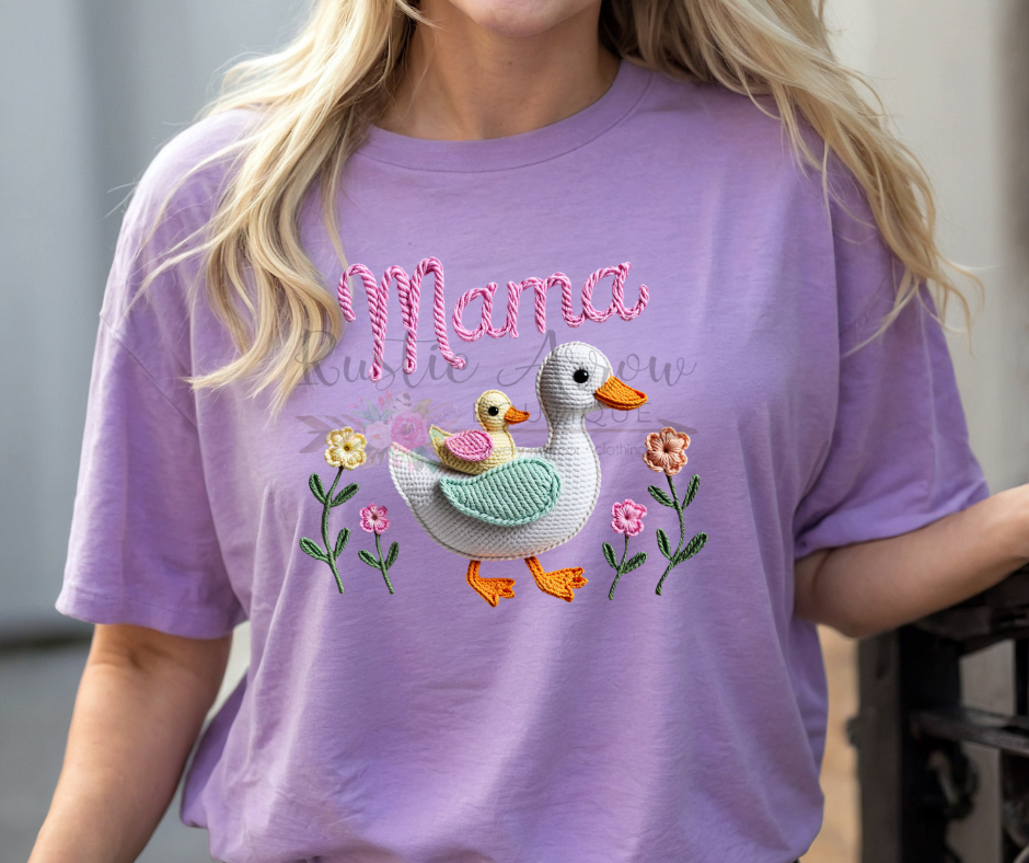 Faux Yarn Mama Duck