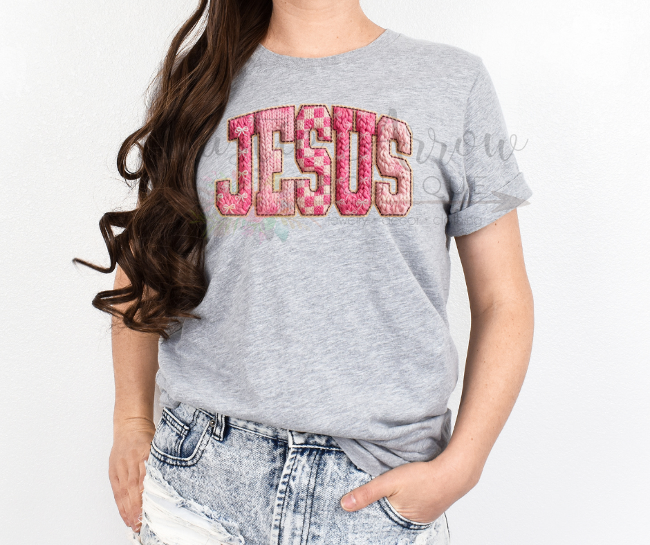 Faux Yarn Pink Jesus