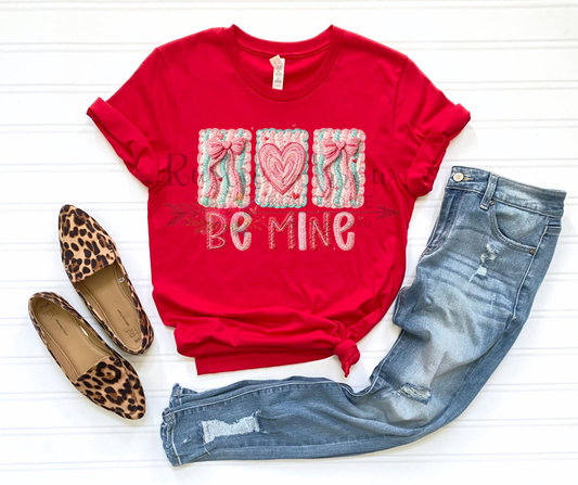 Faux Crochet Be Mine