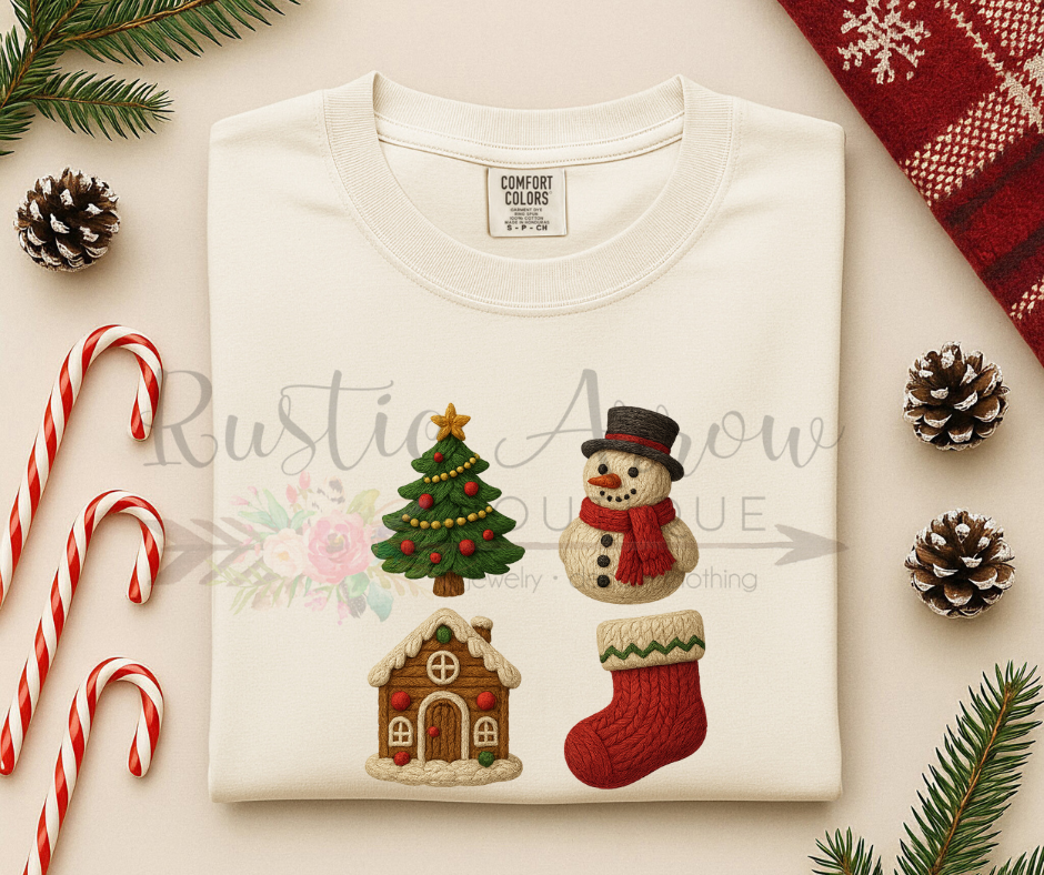 Faux Crochet Christmas
