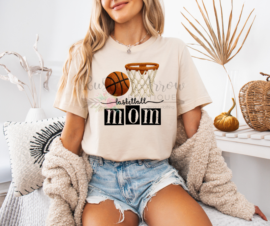 Faux Crochet Basketball Mom
