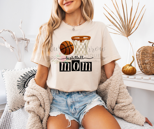 Faux Crochet Basketball Mom