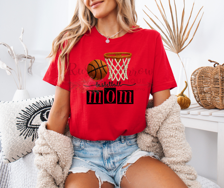 Faux Crochet Basketball Mom